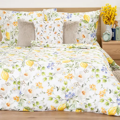 Lenjerie de pat din bumbac 4Home Lemon Delight,135 x 200 cm, 80 x 80 cm, 135 x 200 cm, 80 x 80 cm