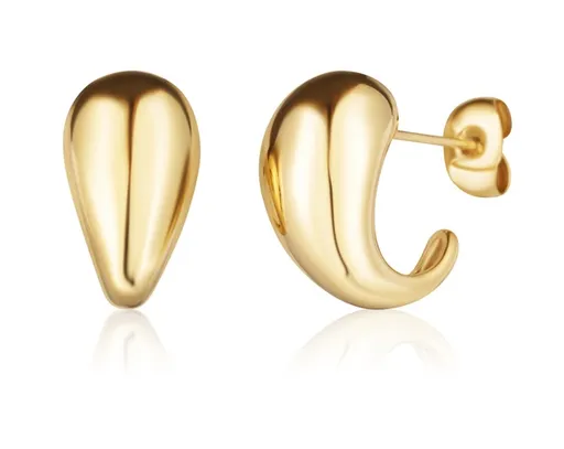 JVD Cercei eleganți placați cu aur Tear drop SSSE0155X20GO00