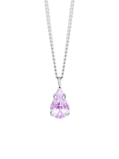 Preciosa Colier fin cu cristal violet Sweet Drop Candy 2468 56