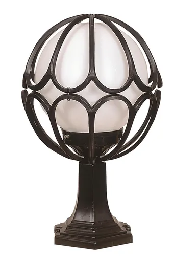 Lampa de exterior, Opviq, 685AVN1135, Alb/Negru