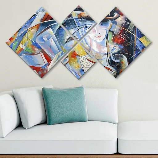 Pictură decorativă MDF, 4MDF1101741152, Imprimat UV, Multicolor