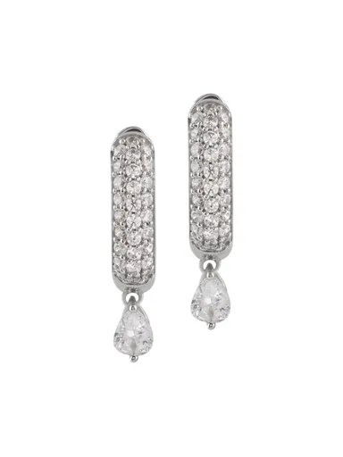 Guess Cercei stilați din argint cu cristale Nuances JSBE04510JWRHT/U