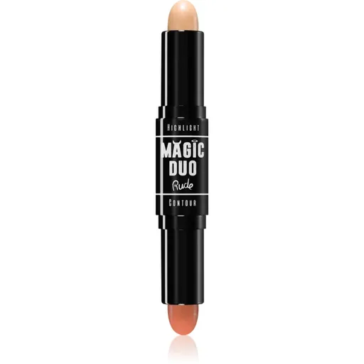 Rude Cosmetics Magic Duo baton pentru dublu contur culoare Medium 4.5 g