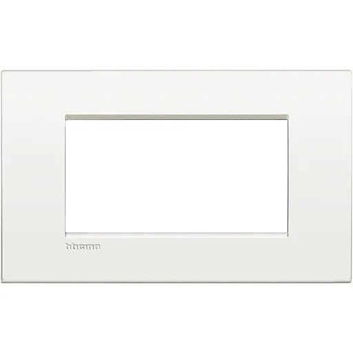 Rama ornament 4 module Bticino Living Light AIR LNC4804BN, alb pur