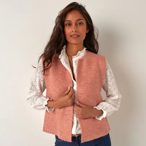 Vestă tricotată moale