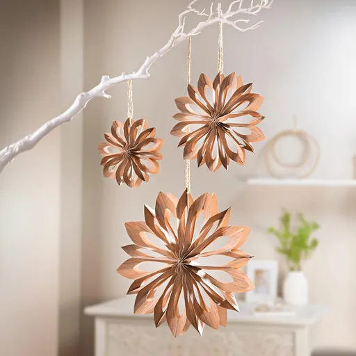 Decor suspendat Flori, set de 3 buc.