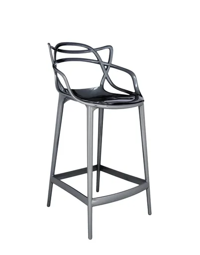 Scaun de bar Masters METAL, h. 65 cm, culori multiple - Kartell Culoare: titan