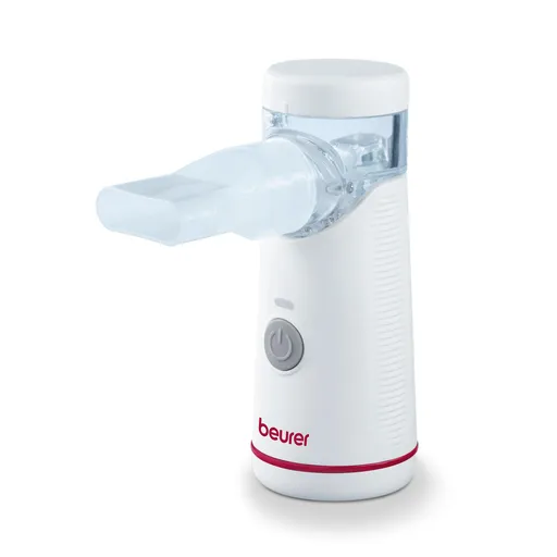 Inhalator Beurer IH 51, MMAD 3. μm, 0,2-0,4 ml/min, 0,5 bar, 10 ml, USB-C,Alb