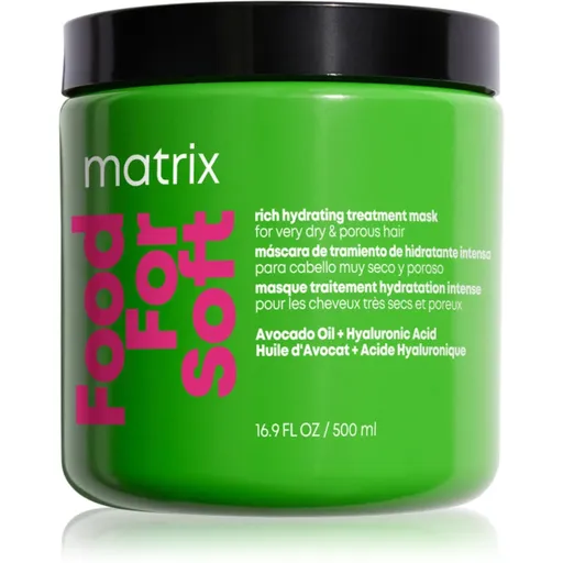 Matrix Food For Soft Hydrating Treatment Mask masca pentru hidratare intensa pentru păr 500 ml