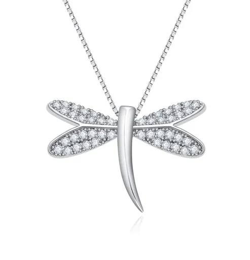 MOISS Colier de argint pentru femei Libelulă ETERNITY N0000862