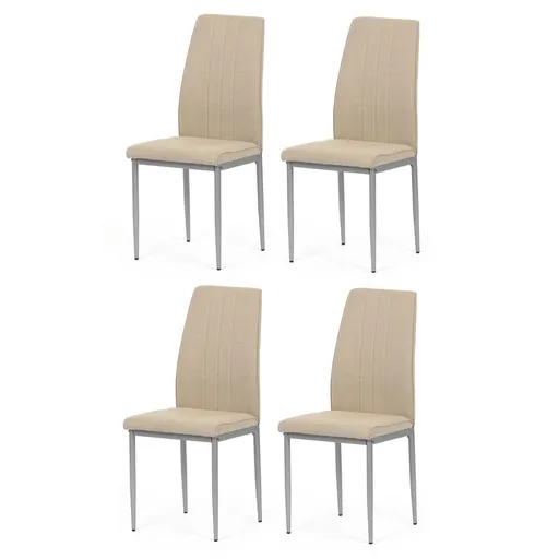 Set de scaune de sufragerie DCL-379 BG2, 4 buc., bej