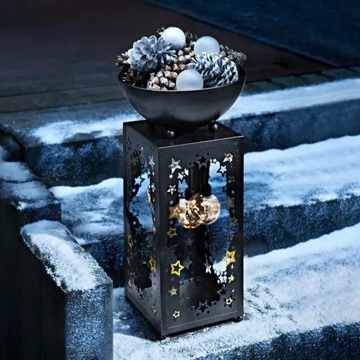 Coloană decorativă cu LED-uri pentru plante