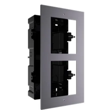 Rama montaj ingropat, pentru interfon modular Hikvision DS-KD-ACF2, 2 module
