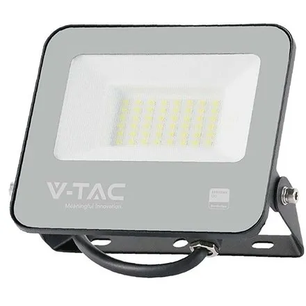 Reflector LED SMD 30W 185LM/W 6500K IP65 cip Samsung - NEGRU/GRI V-TAC SKU-9891