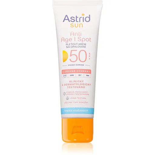 Astrid Sun lotiune tonica împotriva îmbătrânirii pielii SPF 50 50 ml