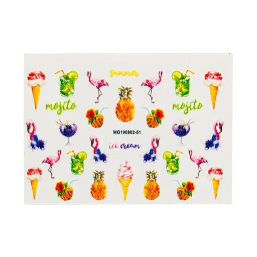 Abtibild Unghii 5D pe Baza de Apa Inghetata, MG190802-51