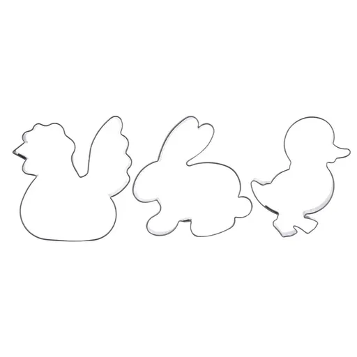 Forme de prăjituri de Paște, set 3 buc