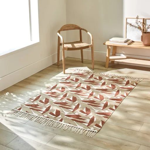 Covor din bumbac cu franjuri