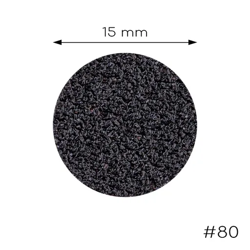 Rezerve pentru disc pedichiura - duritate 80 - 15mm