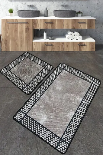 Set covorase de baie, L'essentiel Maison, Beja, Poliester, Multicolor