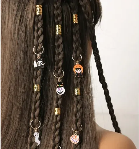 Accesorii pentru Codite Afro/Dread Halloween Mix, Box Braids, Set 26