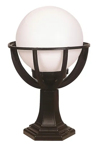 Lampa de exterior, Opviq, 685AVN1129, Alb/Negru