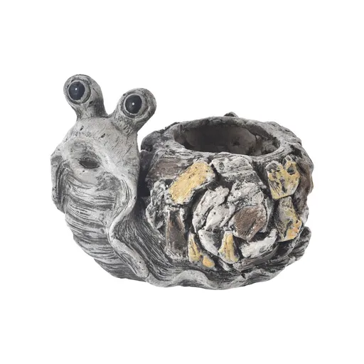 InDecor Ghiveci ceramic pentru flori melc Ebi, 30x 23 x 23 cm