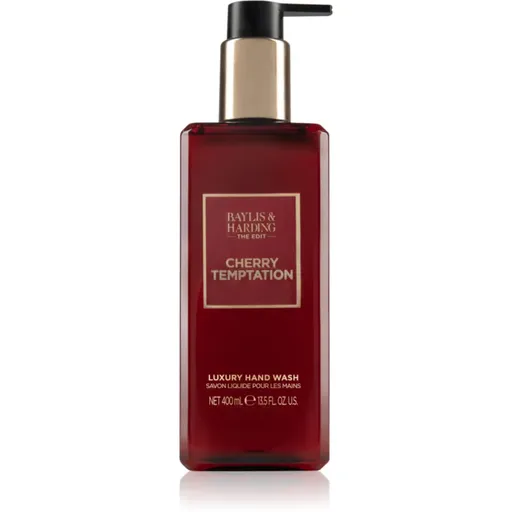 Baylis & Harding The Edit Cherry Temptation săpun lichid de lux Cherry, Jasmine & Sandalwood 400 ml
