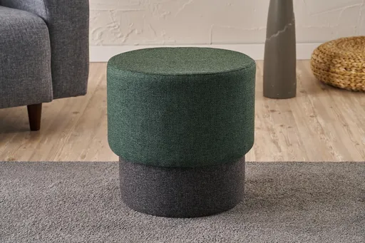 Taburet, Atelier del Sofa, 825BLC5174, Lemn, Verde