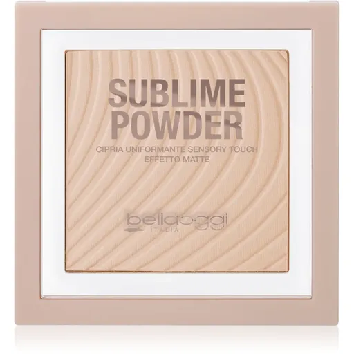 bellaoggi Sublime Powder pudra compacta cu efect matifiant culoare Golden Sand 9 g