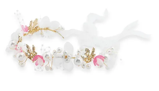 Troli Coroniță elegantă florală pentru păr