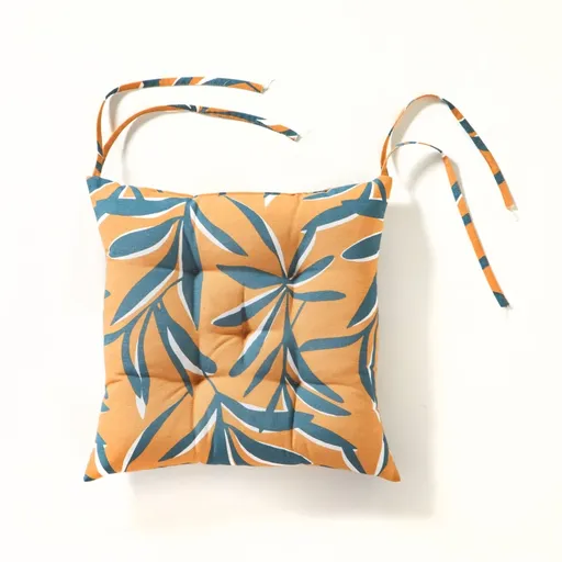 Set de 2 perne de scaun cu imprimeu de frunze