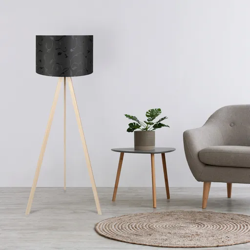 Lampadar, Opviq, 780SGN2435, Negru / Crem