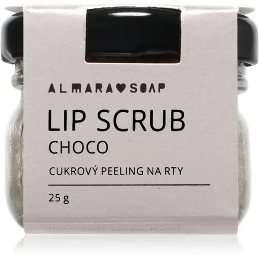 Almara Soap Lip Scrub exfoliant din zahar de buze Choco 25 g