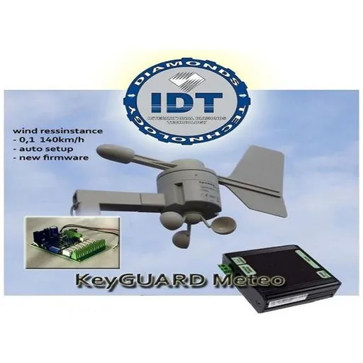 Statie meteo, masoara temperatura exterioara, viteza si directia vantului IDT METEO GUARD