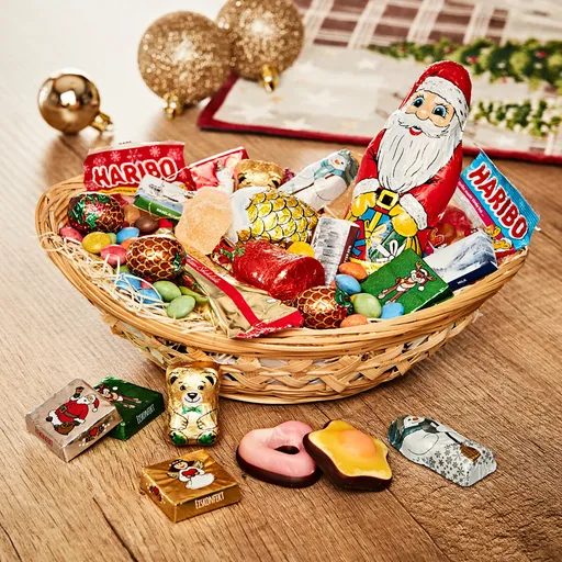 Coș cadou de Crăciun