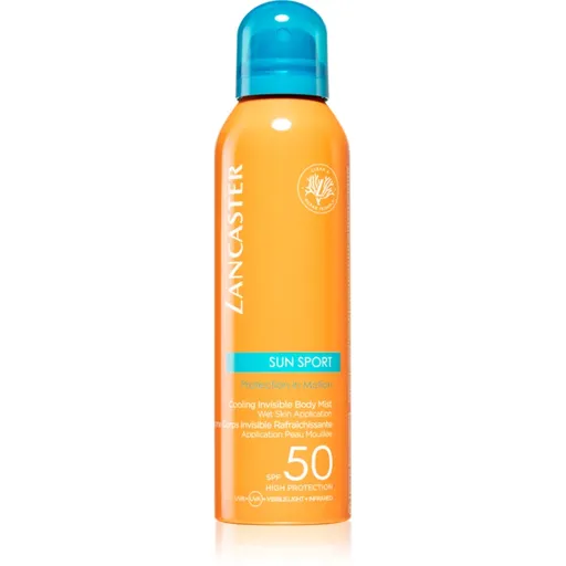 Lancaster Sun Sport Cooling Invisible Body Mist spray de corp răcoritor cu protecție solară SPF 50 200 ml
