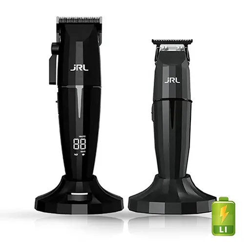 Set Combo JRL ONYX - Masina de Tuns + Masina de Contur - Black- Fara Fir