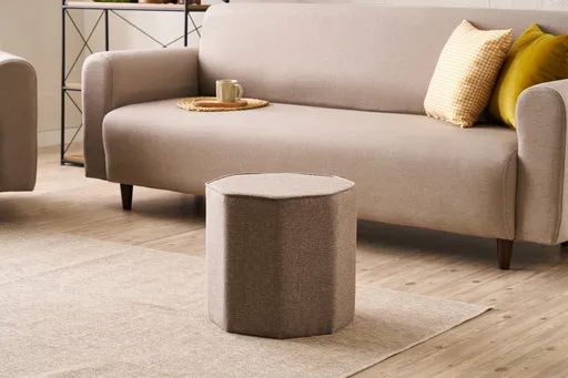 Taburet, Atelier del Sofa, 825BLC5158, Lemn, Maro