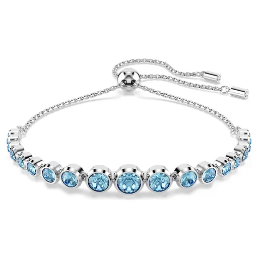 Swarovski Brățară elegantă cu cristale albastre Tennis Imber 5719282