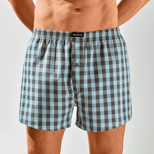 Set de 3 pantaloni scurți din bumbac cu fibre vopsite