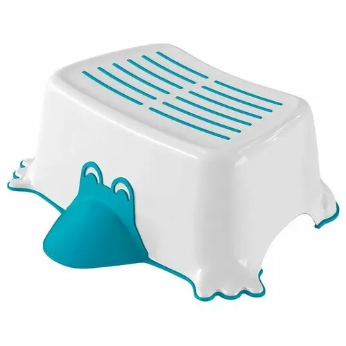 Suport antiderapant pentrucopii AQUALINE 366412 Duck pentru baie, albastru, albastru