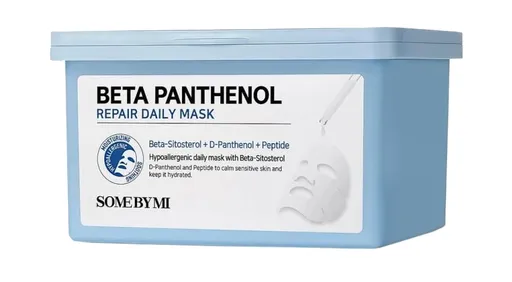 Some By Mi Mască facială hidratantă și calmantă Beta Panthenol (Repair Daily Mask) 30 bucăți