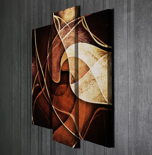 Tablou decorativ, UC038, 45 x 20 cm, Multicolor