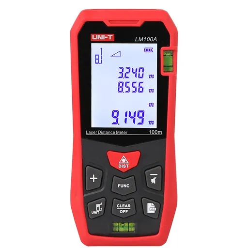 Telemetru digital cu laser, 100m, LM100A UNI-T TELEM-LSR-LM100A-UNIT