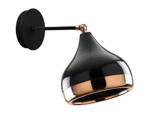 Aplică Elefant 892OPV1301, Metal, 17x28cm, Design elegant, Negru / Bronz