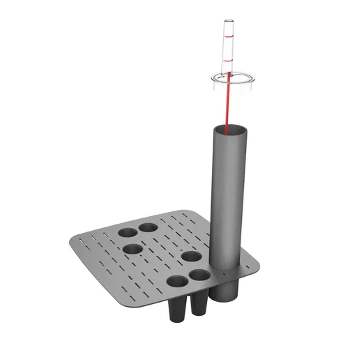 Sistem de auto-irigare Flower Lover Quadrato, 24 cm, 24 cm