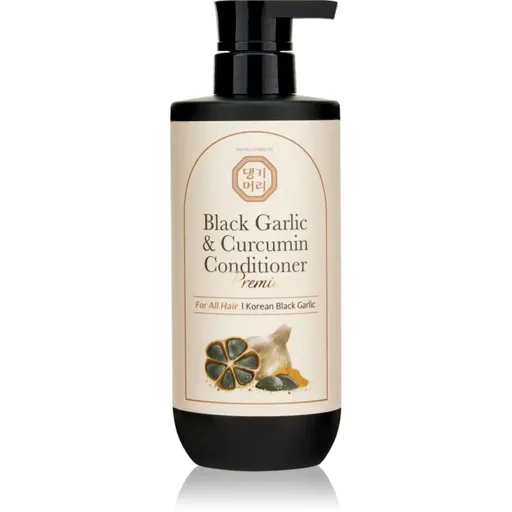 DAENG GI MEO RI Black Garlic & Curcumin Treatment balsam de îngrijire pentru cresterea densitatii parului si protectie impotriva ruperii 500 ml