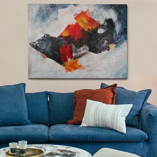 Tablou decorativ, OP1594970299, Cadru: 100% LEMN (grosime: 3 cm), Multicolor