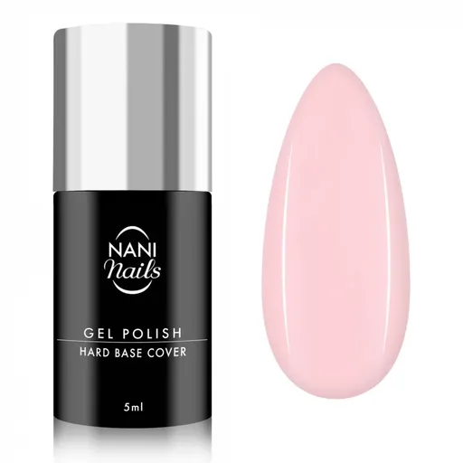 NaniNails NANI Hard Base Cover lac intaritor de baza pentru unghii Mysty Rose 5 ml